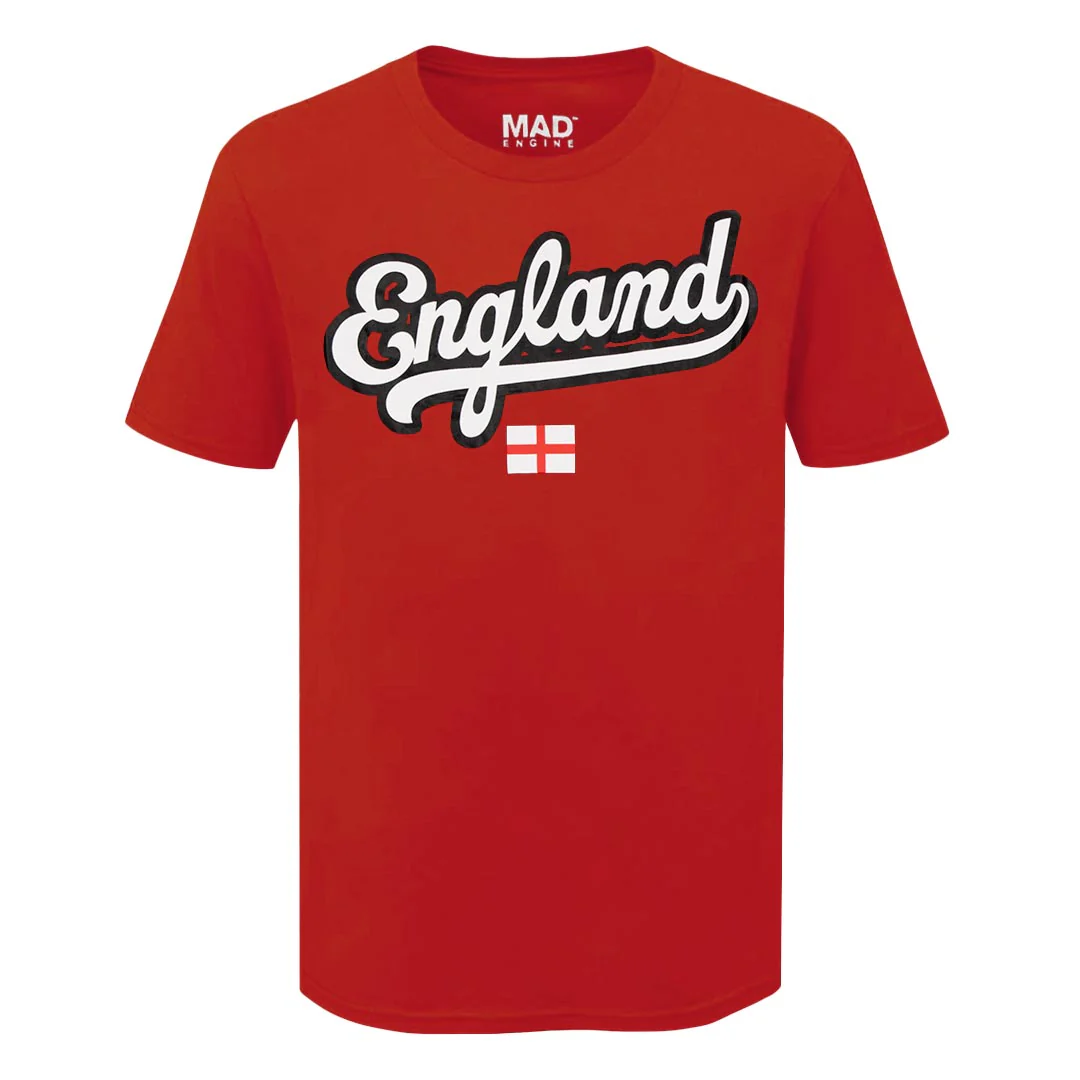 SVP Sports - Men's England Flag T-Shirt (MEXXPTLMSC3A1PB 62RED)