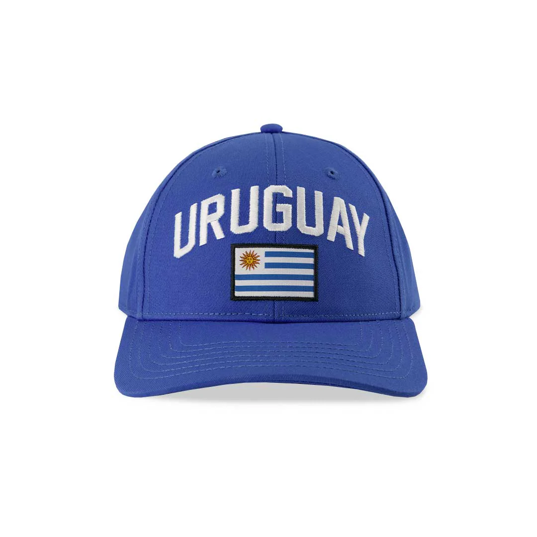 SVP Sports - Men's Uruguay Flag Hat (MEXXPSKMHDCC1PB 40BLU)