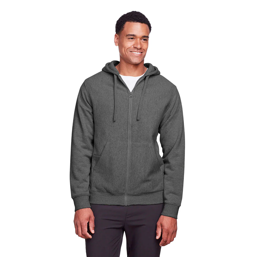 Team365 - Unisex Zone HydroSport Heavyweight Full-Zip Hoodie (TT95 N6) - Image 2