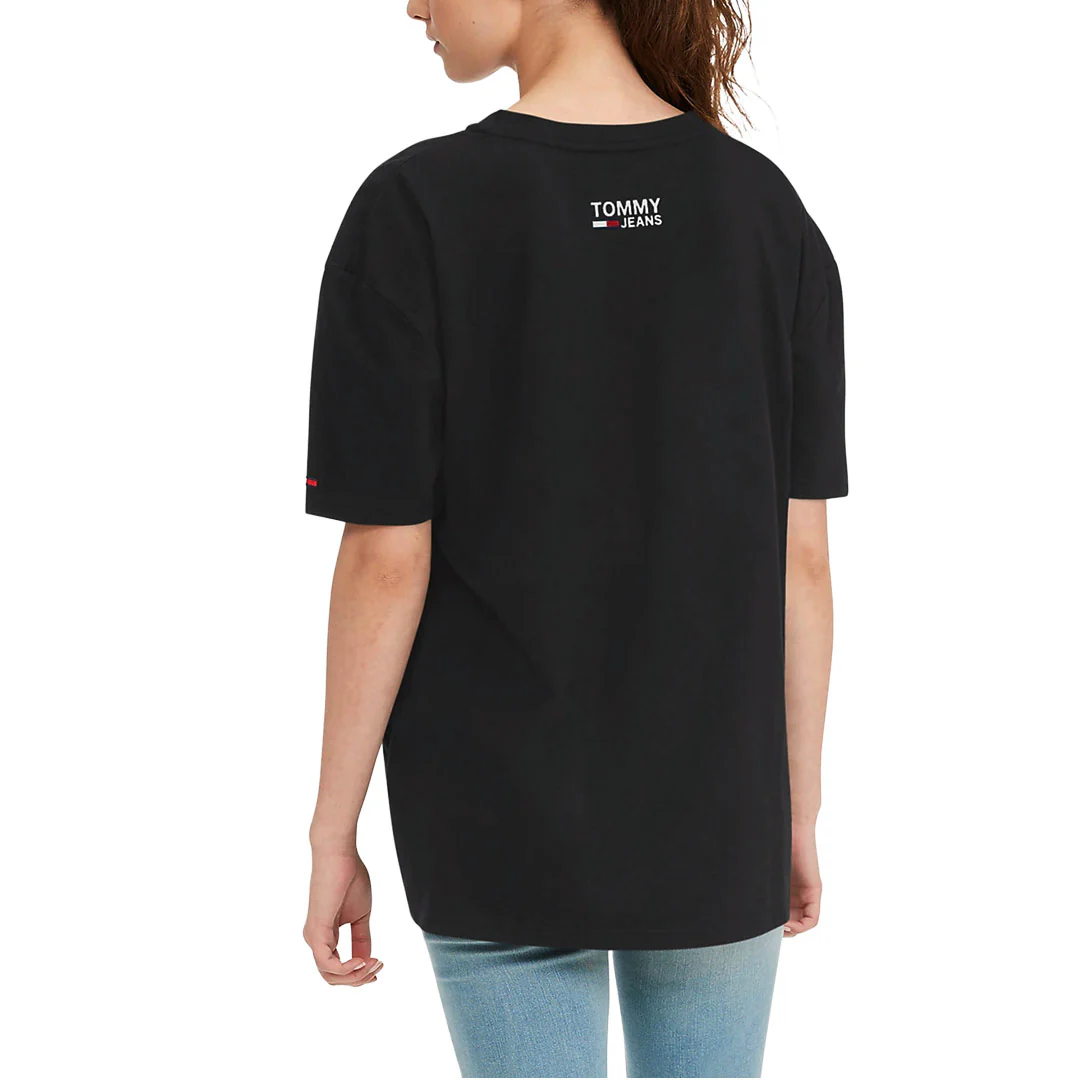 Tommy Jeans - Women's Los Angeles Lakers Oversize V-Neck T-Shirt (6G23B377 LAKERS) - Image 3