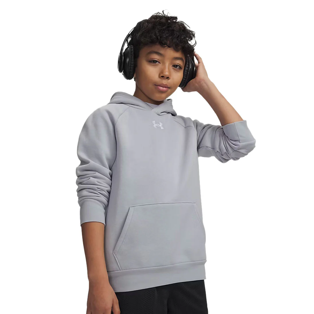 Under Armour - Kids' (Junior) Rival Fleece Hoodie (1379792 012) - Image 2