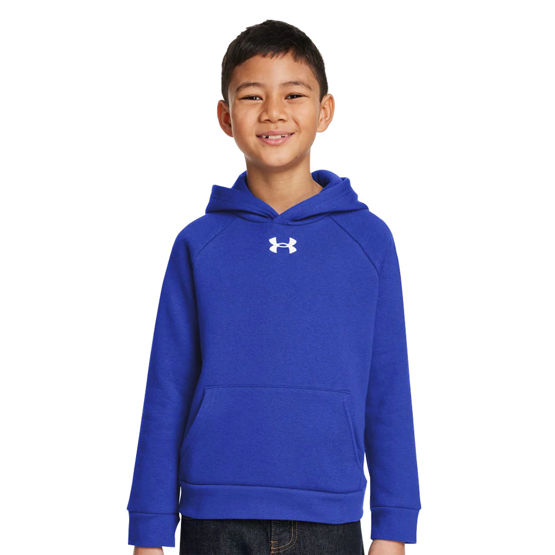 Under Armour - Kids' (Junior) Rival Fleece Hoodie (1379792 400) - Image 2