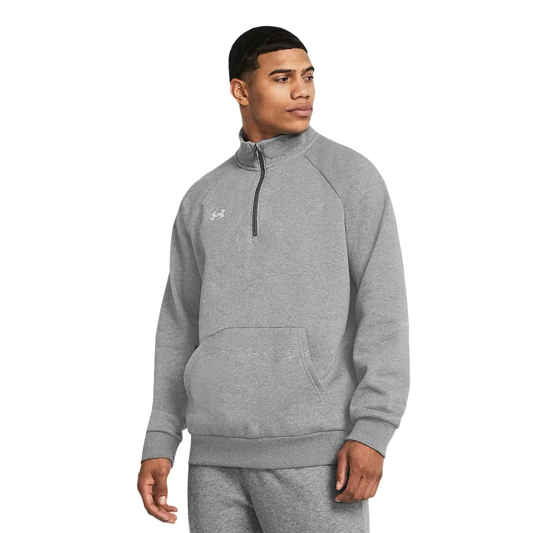 Under Armour - Men's Rival Fleece 1/4 Zip Pullover Sweater (1386016 025) - Image 2