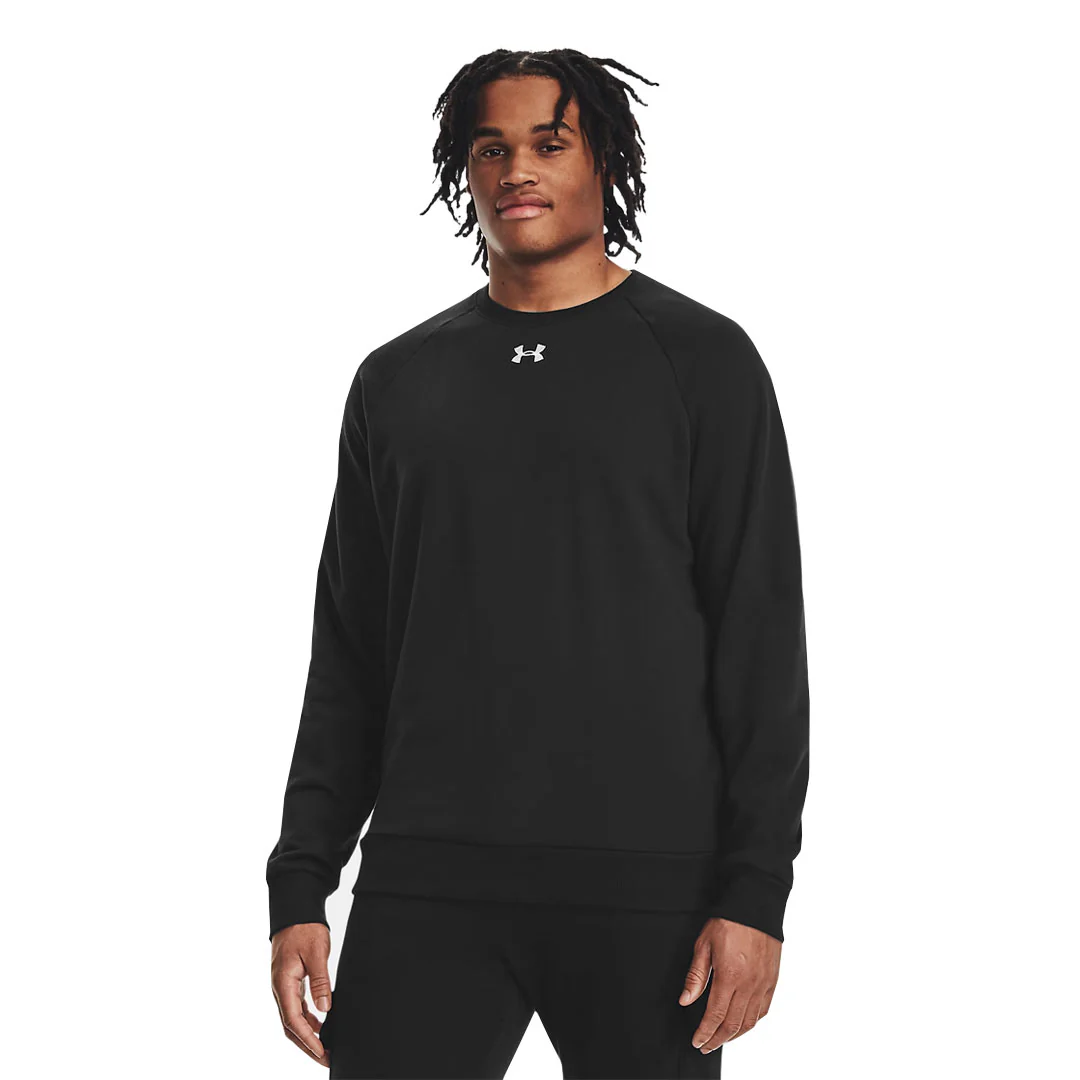 Under Armour - Men's Rival Fleece Crewneck Sweatshirt (1379755 001) - Image 2