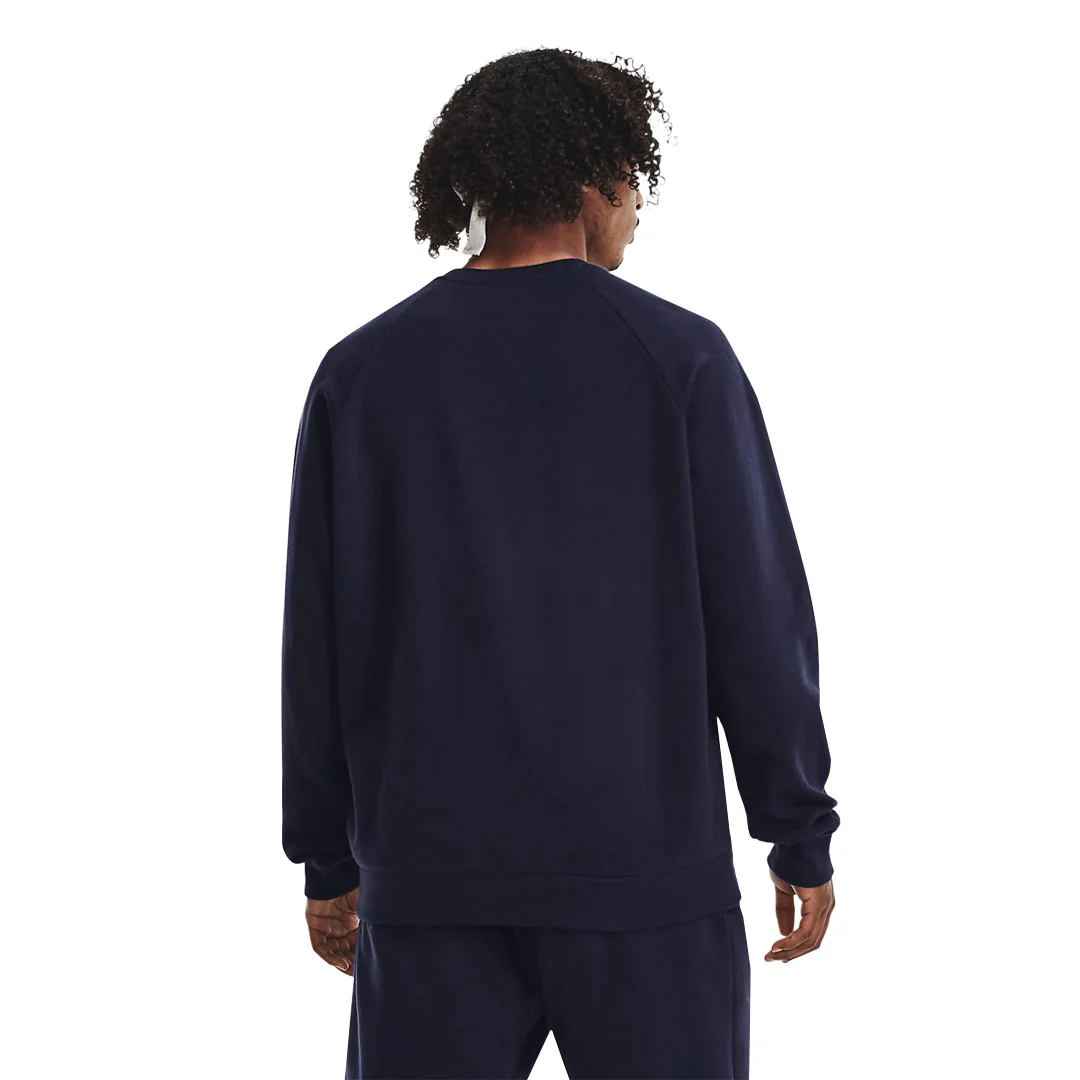 Under Armour - Men's Rival Fleece Crewneck Sweatshirt (1379755 410) - Image 3