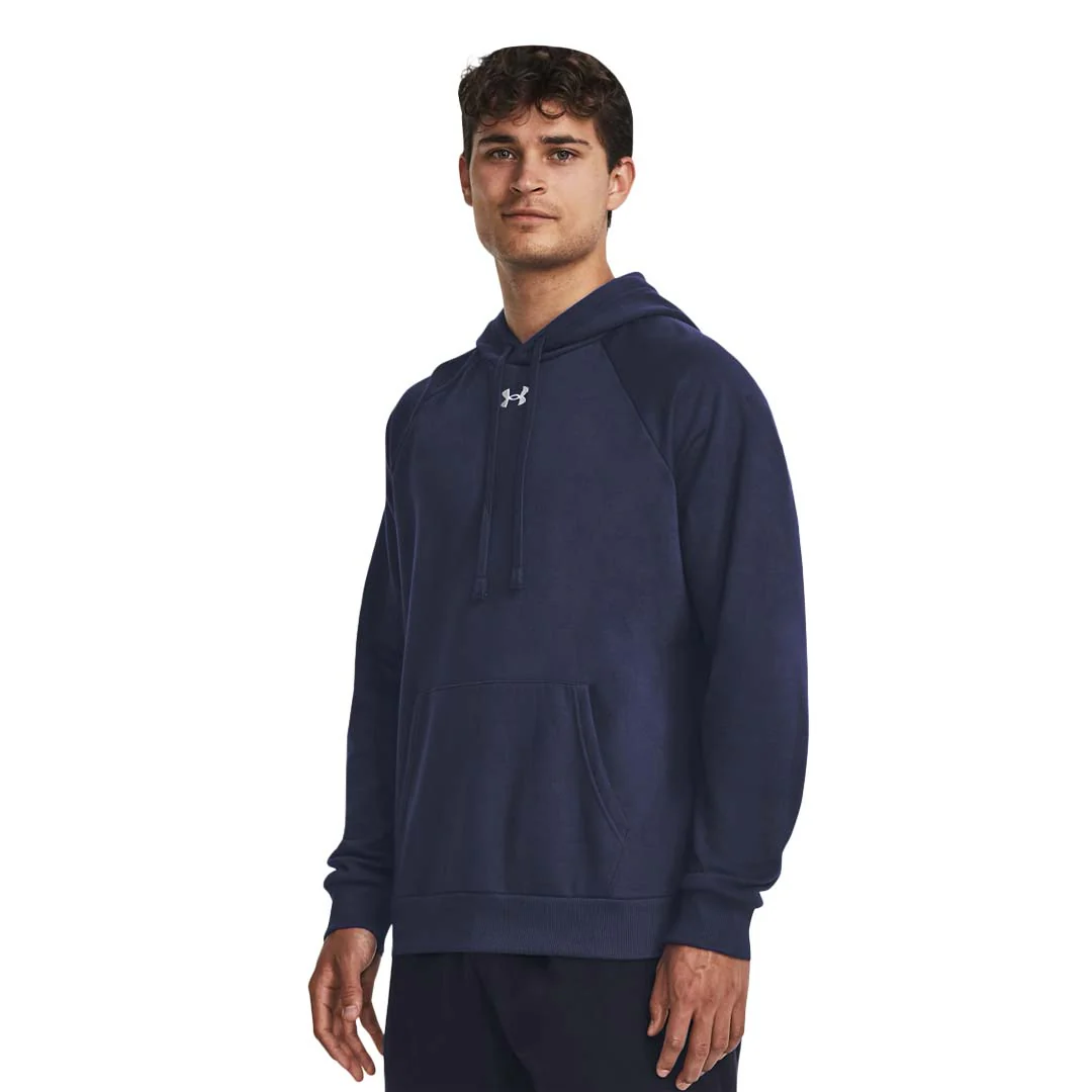 Under Armour - Men's Rival Fleece Hoodie (1379757 410) - Image 2