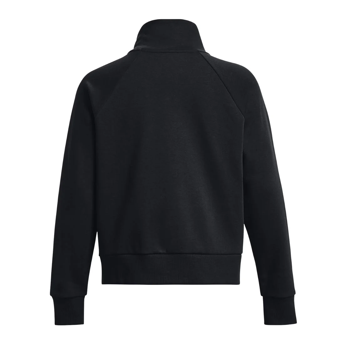 Under Armour - Women's Rival Fleece 1/2 Zip Pullover Sweater (1379492 001) - Image 3