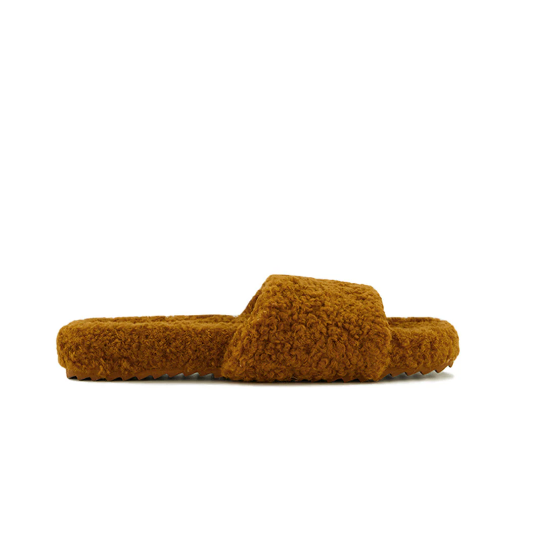 Women's No Boundaries Sherpa Slides (SLF5114WPL BRN)